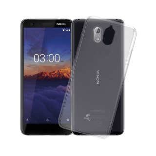 ND38_CRG-CRSLIM-N31-TRS Crong Crystal Slim Cover - Etui Nokia 3.1 (przezroczysty)