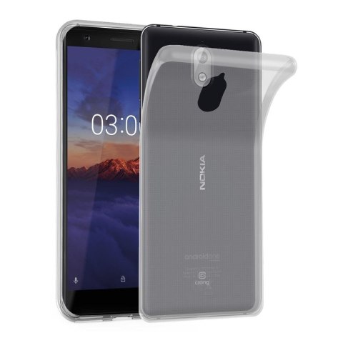 ND38_CRG-CRSLIM-N31-TRS Crong Crystal Slim Cover - Etui Nokia 3.1 (przezroczysty)