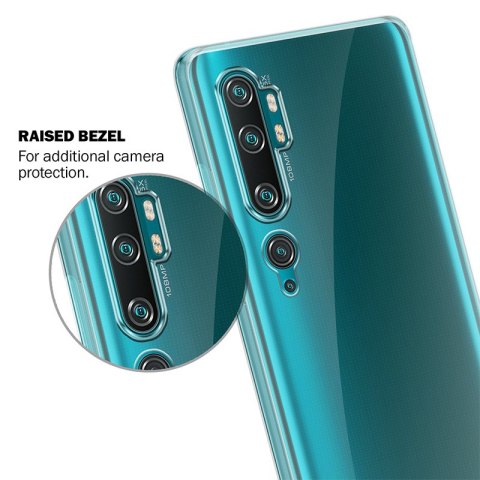 ND38_CRG-CRSLIM-XRMIN10P-TRS Crong Crystal Slim Cover - Etui Xiaomi Mi Note 10 / Mi Note 10 Pro (przezroczysty)