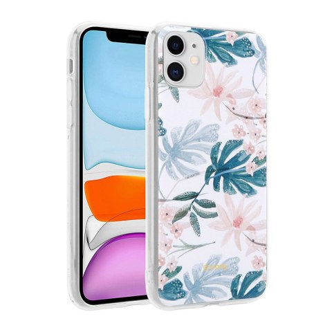 ND38_CRG-FLR-IP11-01 Crong Flower Case ? Etui iPhone 11 (wzór 01)