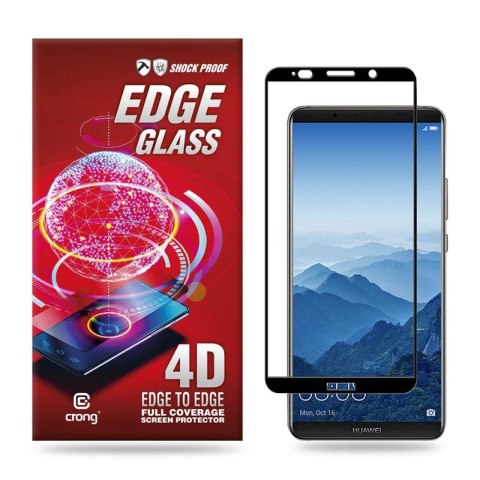 ND38_CRG-GLEDGE-HM10 Crong Edge Glass 4D Full Glue - Szkło hartowane na cały ekran Huawei Mate 10