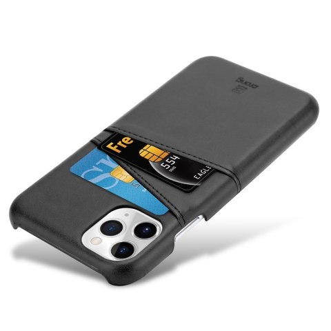 ND38_CRG-NTC-IPH11P-BLK Crong Neat Cover - Etui iPhone 11 Pro z kieszeniami (czarny)