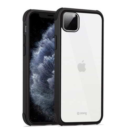 ND38_CRG-TRC-IP11P-BB Crong Trace Clear Cover - Etui iPhone 11 Pro (czarny/czarny)