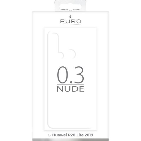ND38_HWP20L1903NUDETR PURO 0.3 Nude - Etui Huawei P20 Lite (2019) 6.4 (przezroczysty)