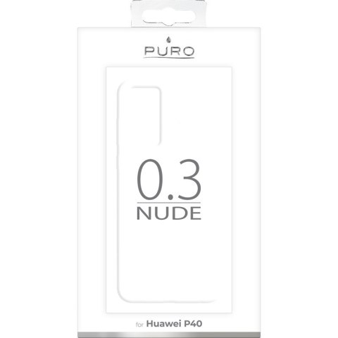 ND38_HWP4003NUDETR PURO 0.3 Nude - Etui Huawei P40 (przezroczysty)