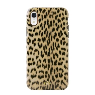 ND38_IPCX61LEO1BLK PURO Glam Leopard Cover - Etui iPhone XR (Leo 1) Limited edition