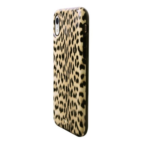 ND38_IPCX61LEO1BLK PURO Glam Leopard Cover - Etui iPhone XR (Leo 1) Limited edition