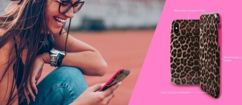 ND38_IPCX61LEO2PNK PURO Glam Leopard Cover - Etui iPhone XR (Leo 2) Limited edition