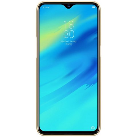 ND38_OR3P-80079 Nillkin Super Frosted Shield - Etui Realme 3 Pro (Realme X Lite) (Golden)