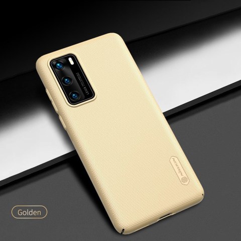 ND38_P40-96278 Nillkin Super Frosted Shield - Etui Huawei P40 (Golden)