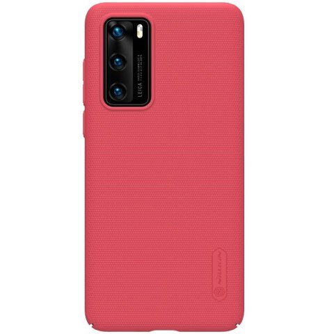 ND38_P40-96285 Nillkin Super Frosted Shield - Etui Huawei P40 (Bright Red)