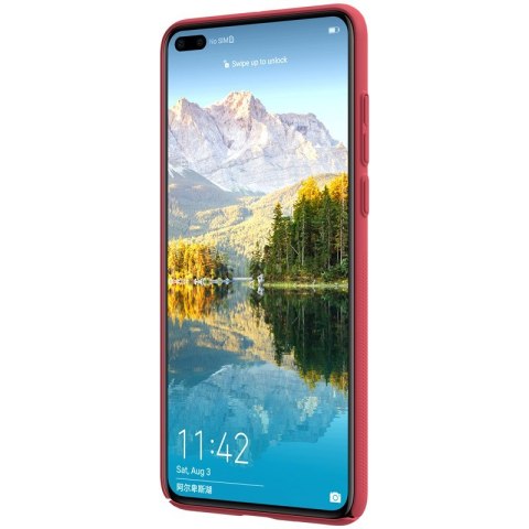 ND38_P40-96285 Nillkin Super Frosted Shield - Etui Huawei P40 (Bright Red)