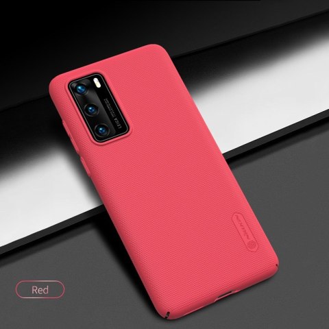 ND38_P40-96285 Nillkin Super Frosted Shield - Etui Huawei P40 (Bright Red)