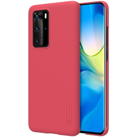 ND38_P40P-96322 Nillkin Super Frosted Shield - Etui Huawei P40 Pro (Bright Red)