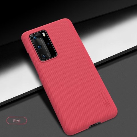 ND38_P40P-96322 Nillkin Super Frosted Shield - Etui Huawei P40 Pro (Bright Red)