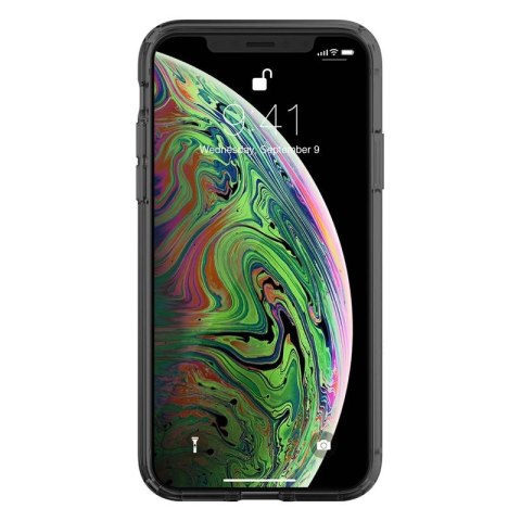 ND38_PC-565CB Just Mobile TENC Air Case - Etui iPhone Xs Max (Crystal Black)