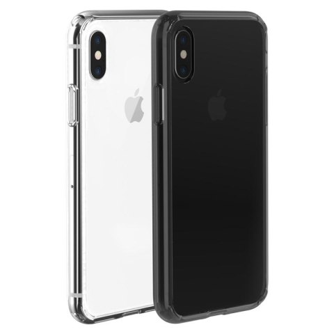 ND38_PC-565CB Just Mobile TENC Air Case - Etui iPhone Xs Max (Crystal Black)