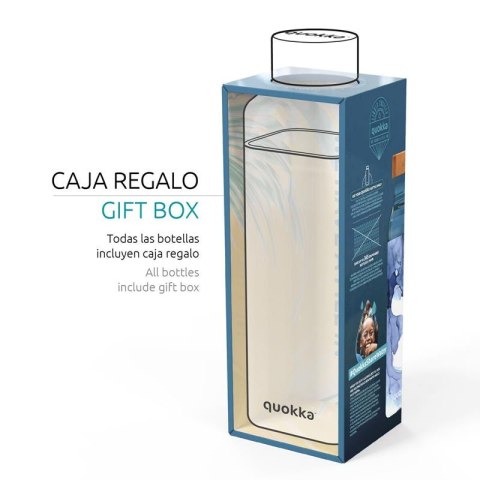 ND38_40024 Quokka Storm - Butelka na wodę ze szkła 700 ml (Teal)