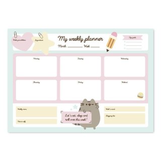 ND38_BPSA30002 Pusheen - Planner tygodniowy z kolekcji Foodie