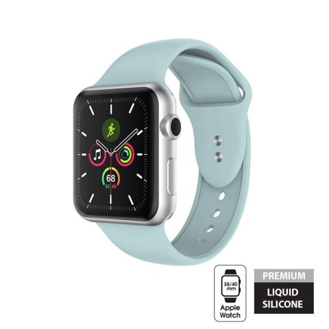 ND38_CRG-40LQB-GRN Crong Liquid Band - Pasek do Apple Watch 38/40 mm (miętowy)
