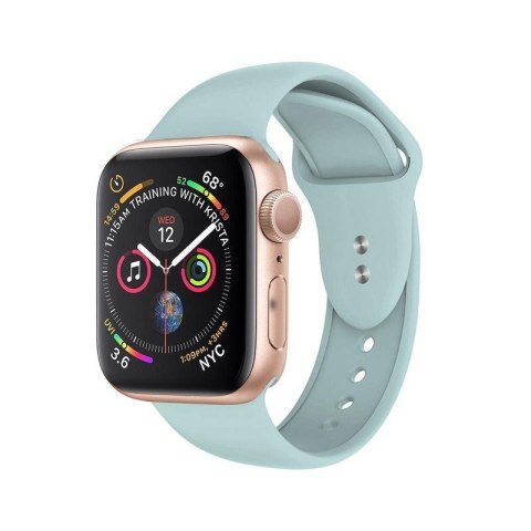 ND38_CRG-40LQB-GRN Crong Liquid Band - Pasek do Apple Watch 38/40 mm (miętowy)