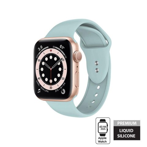 ND38_CRG-44LQB-GRN Crong Liquid Band - Pasek do Apple Watch 42/44 mm (miętowy)