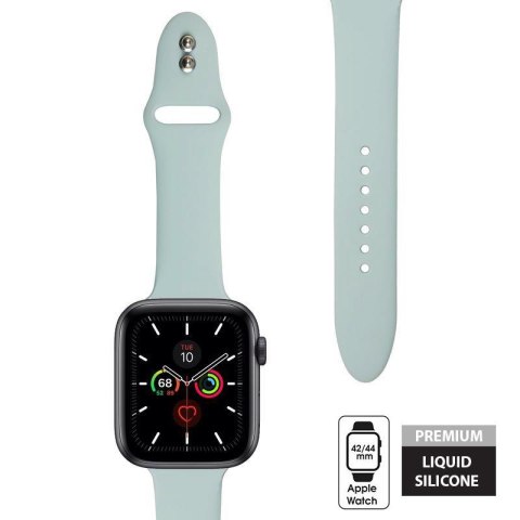 ND38_CRG-44LQB-GRN Crong Liquid Band - Pasek do Apple Watch 42/44 mm (miętowy)