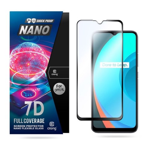 ND38_CRG-7DNANO-RLMC11 Crong 7D Nano Flexible Glass - Szkło hybrydowe 9H na cały ekran OPPO realme C11