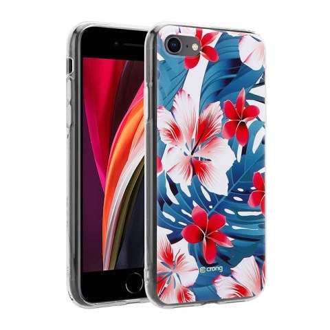 ND38_CRG-FLR-IP8-03 Crong Flower Case ? Etui iPhone SE 2020 / 8 / 7 (wzór 03)