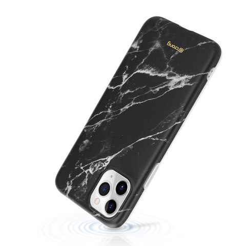 ND38_CRG-MRB-IP11P-BLK Crong Marble Case ? Etui iPhone 11 Pro (czarny)