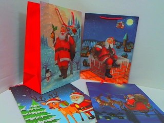 Torebka upominkowa świąteczna XL