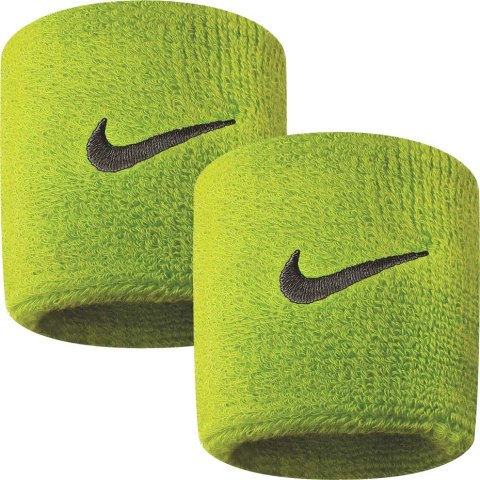 ND05_F0121 NNN04710 Frotka na rękę Nike Swoosh limonkowa 2szt NNN04710