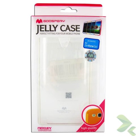 ND38_7466 Mercury Transparent Jelly - Etui Asus Zenfone Go 5.0 (przezroczysty)