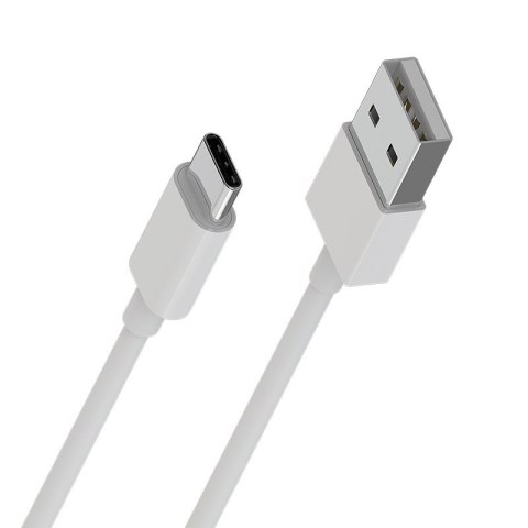 ND38_BFO-BX3-C-W Borofone - Kabel USB-A do USB-C zapakowany w tubę 1 m (Biały)