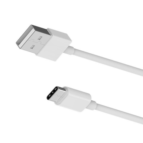 ND38_BFO-BX3-C-W Borofone - Kabel USB-A do USB-C zapakowany w tubę 1 m (Biały)