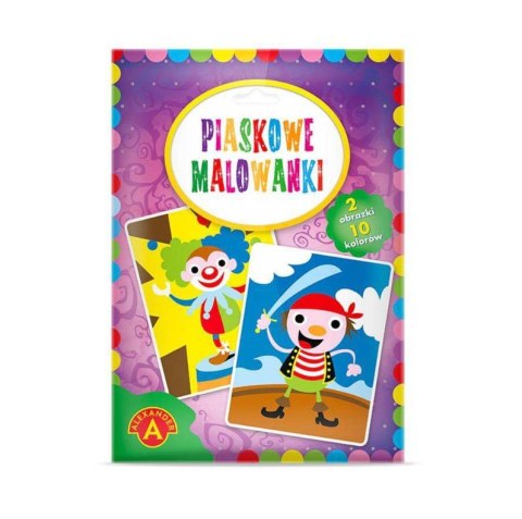 Piaskowe malowanki - klaun,pirat 18745