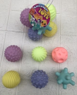 KX6360 Piłki zabawki sensoryczne korekcyjne zest w siatce