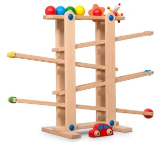 KX6496 Tor kulkowy dla samochodów drewniany XXL