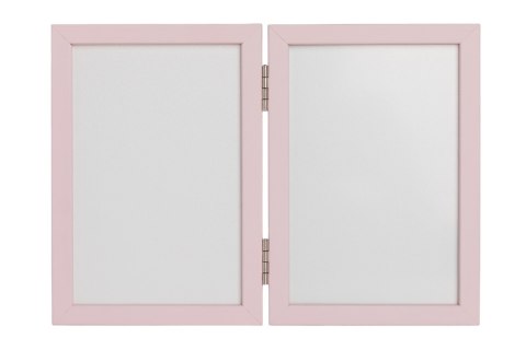 ND19_OB-15___N10/20 Odcisk bobasa - ramka z glinką podwójna - różowa