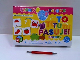To tu pasuje - Kolory - Słonik Balonik 01386