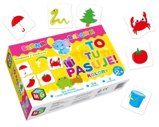 To tu pasuje - Kolory - Słonik Balonik 01386