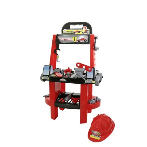 Zestaw Majsterkowicza Super Mechanik + Zestaw Narzędzi Klocki Konstrukcyjne Wynalzca Wader QT Polesie