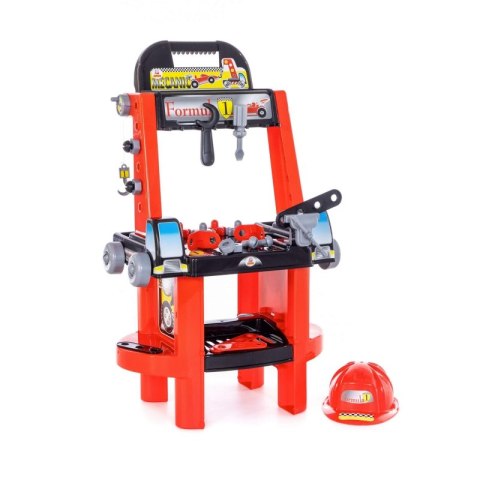 Zestaw Majsterkowicza Super Mechanik + Zestaw Narzędzi Klocki Konstrukcyjne Wynalzca Wader QT Polesie