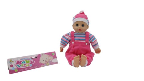 KX6225 Lalka Maja bobas z dźwiękiem różowa 40cm