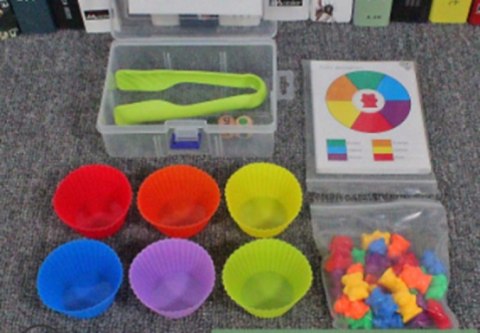 KX6260 Misie edukacyjne nauka liczenia montessori 45el.