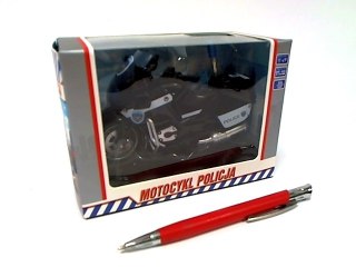 Motocykl Policja 13cm św/dźw napęd HKG101 31348