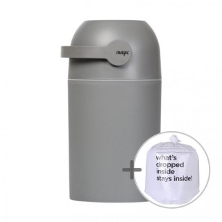 ND19_MA-C110GR__2 Kosz na zużyte pieluchy - grafitowy (na 25 pieluch)