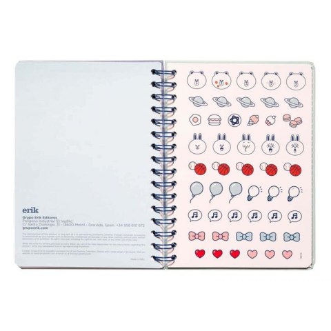 ND38_ASVA52007 Line Friends - Kalendarz 2020/2021 A5