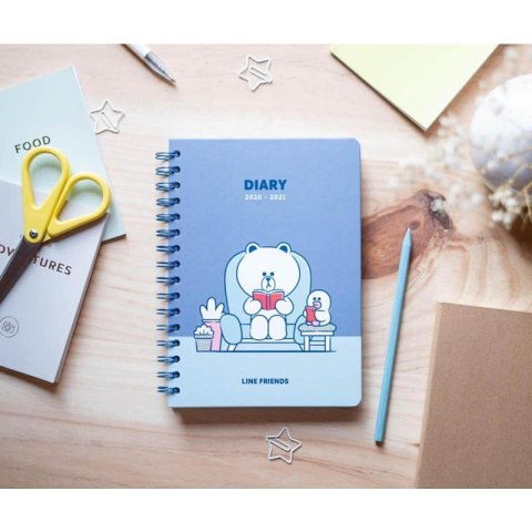 ND38_ASVA52007 Line Friends - Kalendarz 2020/2021 A5