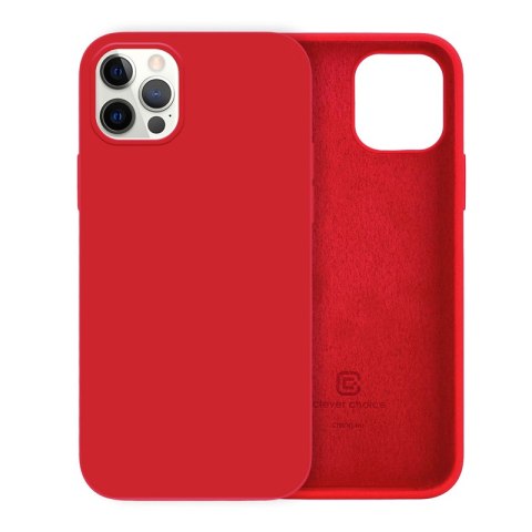 ND38_CRG-COLR-IP1267-RED Crong Color Cover - Etui iPhone 12 Pro Max (czerwony)